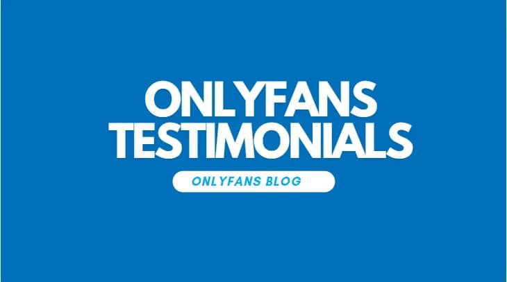 OnlyFans testimonials graphic for The Bunny Agency blog showcasing creator success stories